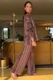Laundry B Monaco Co ord Set Aubergine /15 =